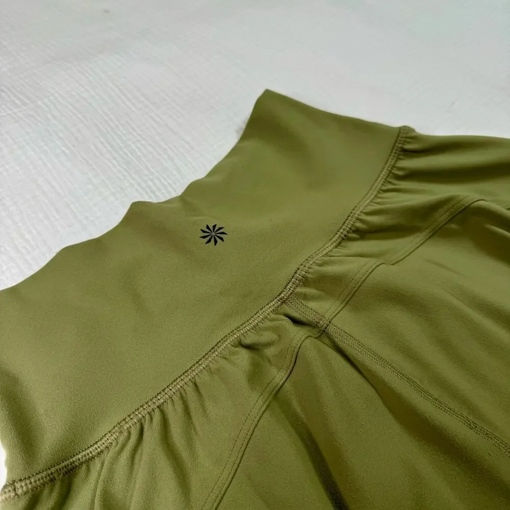 Athleta Salutation Cargo Jogger Pants Women's XS Olive Green Athleisure Pilates - Picture 13 of 16